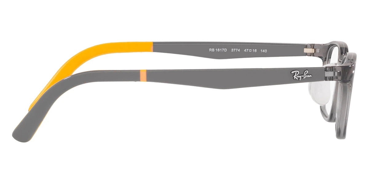 Ray-Ban RY1617D 3774 47 - Transparent Gray and Gray on Yellow