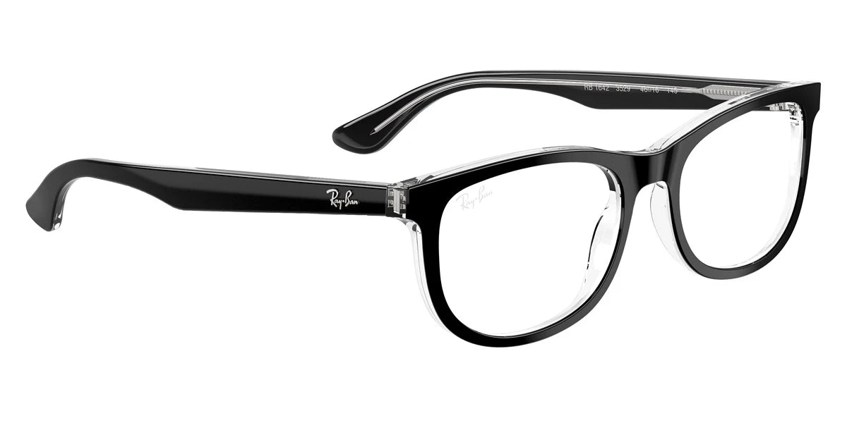 Ray-Ban RY1642 3529 46 - Black on Transparent