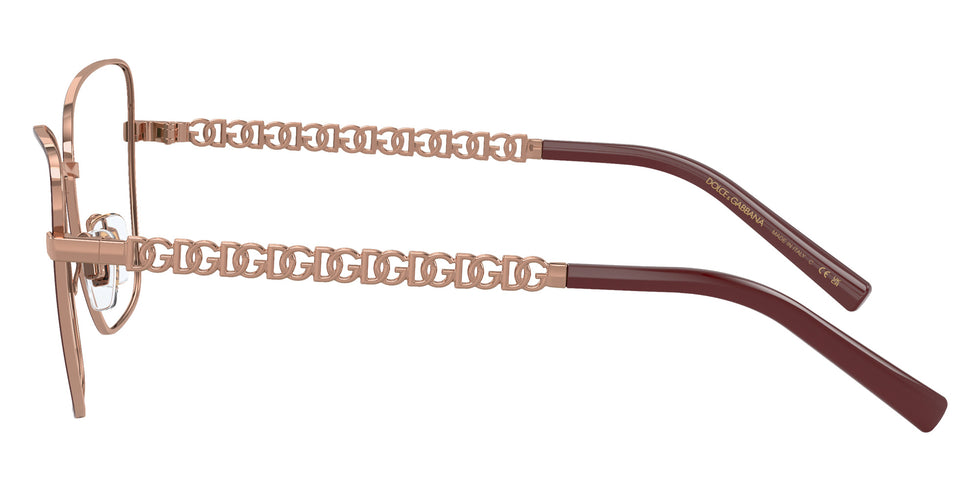 DOLCE & GABBANA DG1346 1333 55 - Pink Gold/Matte Bordeaux #id:dg13461333_s:100110
