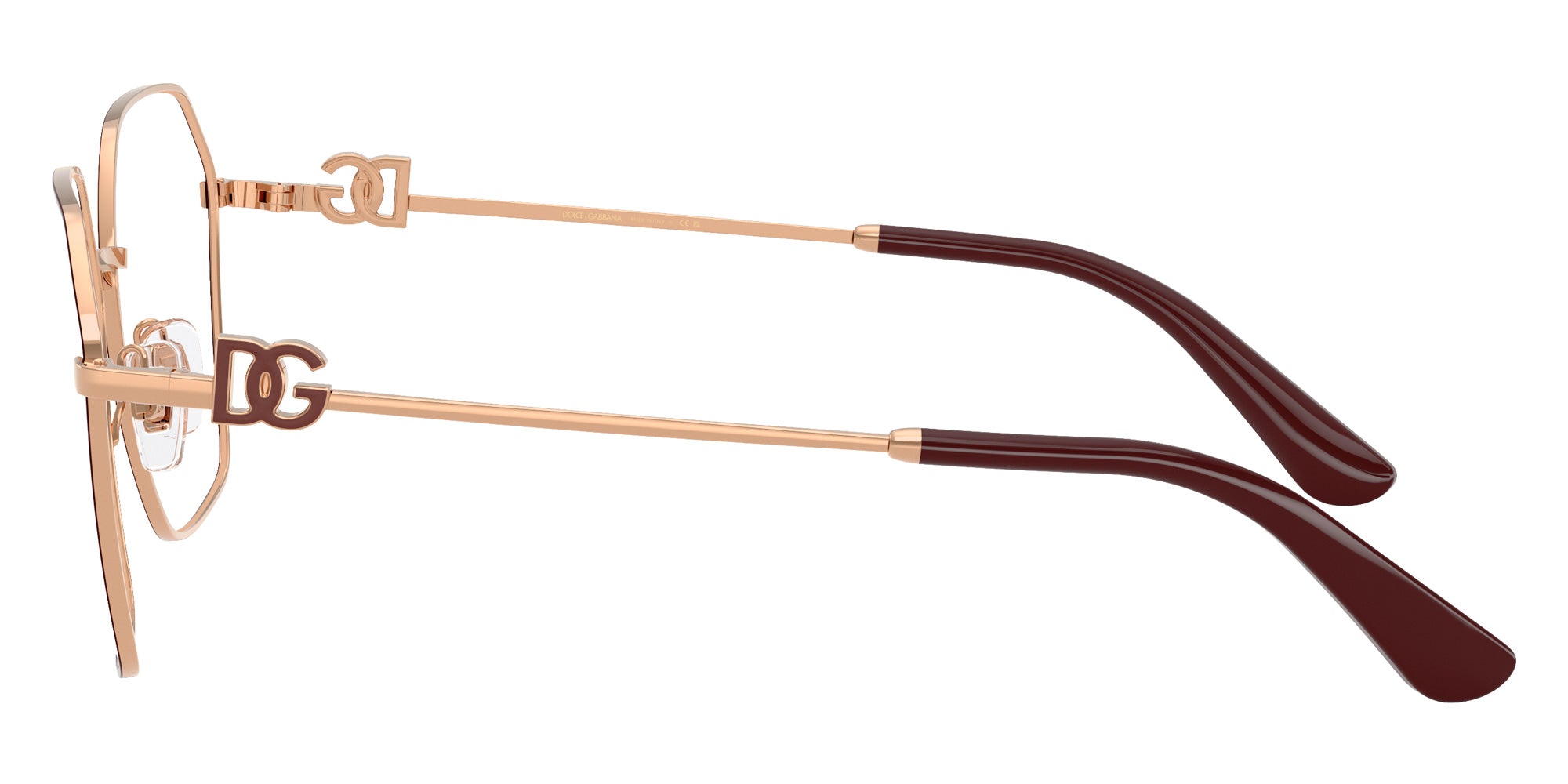 DOLCE&GABBANA DG1366 1351 56 - Pink Gold/Bordeaux #id:dg13661351_s:112110