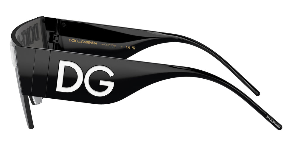 DOLCE & GABBANA DG2233 01/87 143 - Black / Violet Gradient Dark Gray #id:dg22330187_s:100110