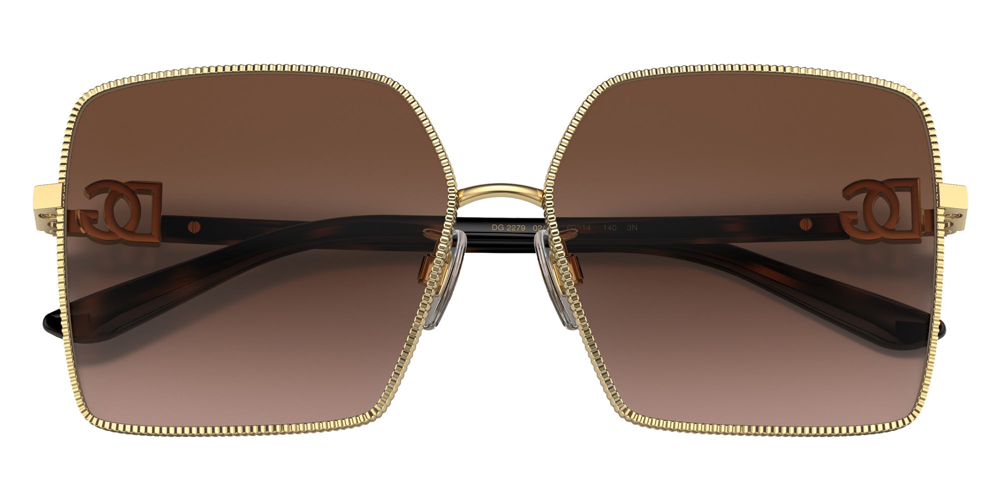 DOLCE & GABBANA DG2279 02/13 60 - Gold / Gradient Brown #id:dg22790213_s:100115