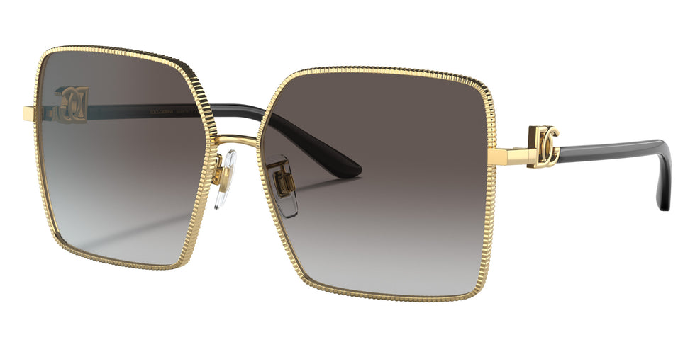 DOLCE & GABBANA DG2279 02/8G 60 - Gold / Light Gray Gradient Black #id:dg2279028g_s:102105