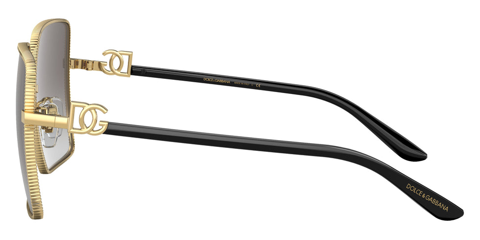 DOLCE & GABBANA DG2279 02/8G 60 - Gold / Light Gray Gradient Black #id:dg2279028g_s:102110