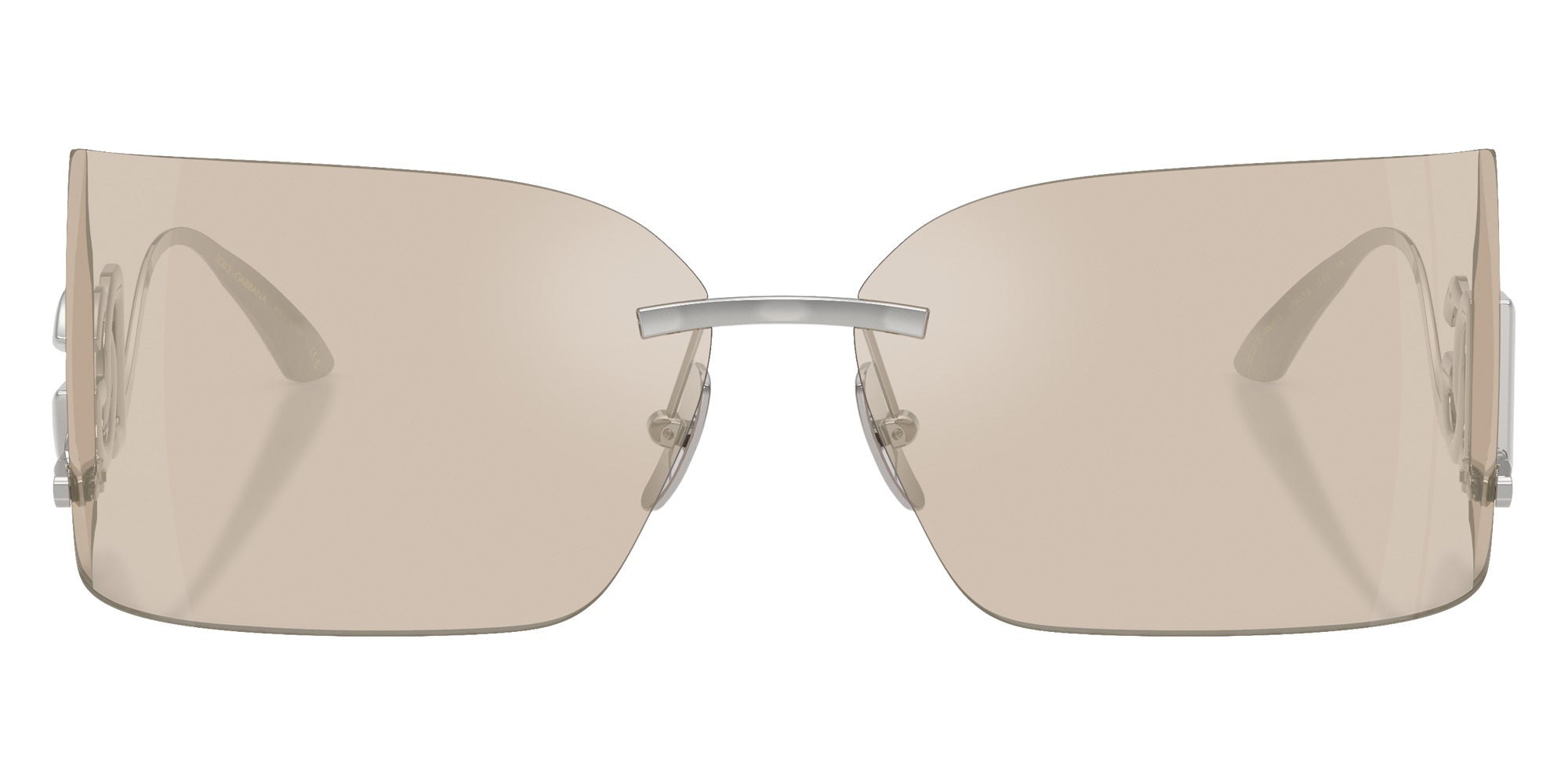 DOLCE & GABBANA DG2319 05/6G 79 - Silver / Ivory Mirrored Flash #id:dg2319056g_s:100100