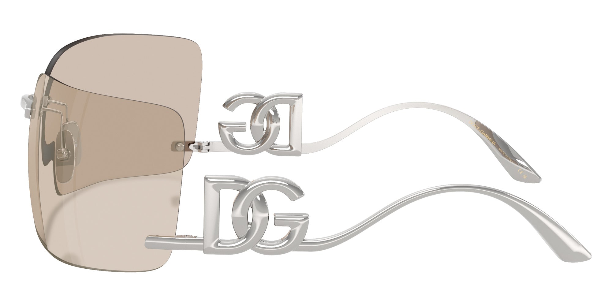 DOLCE & GABBANA DG2319 05/6G 79 - Silver / Ivory Mirrored Flash #id:dg2319056g_s:100110