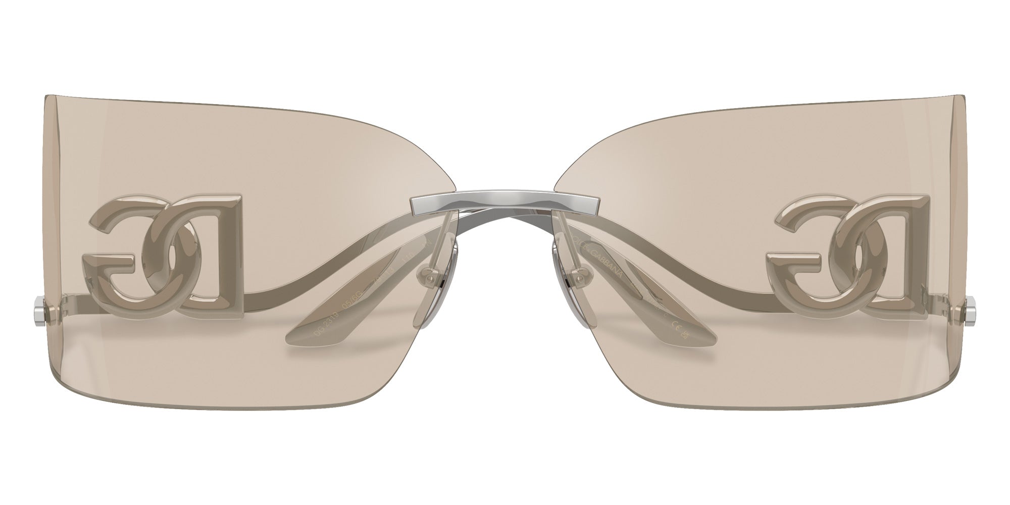 DOLCE & GABBANA DG2319 05/6G 79 - Silver / Ivory Mirrored Flash #id:dg2319056g_s:100120