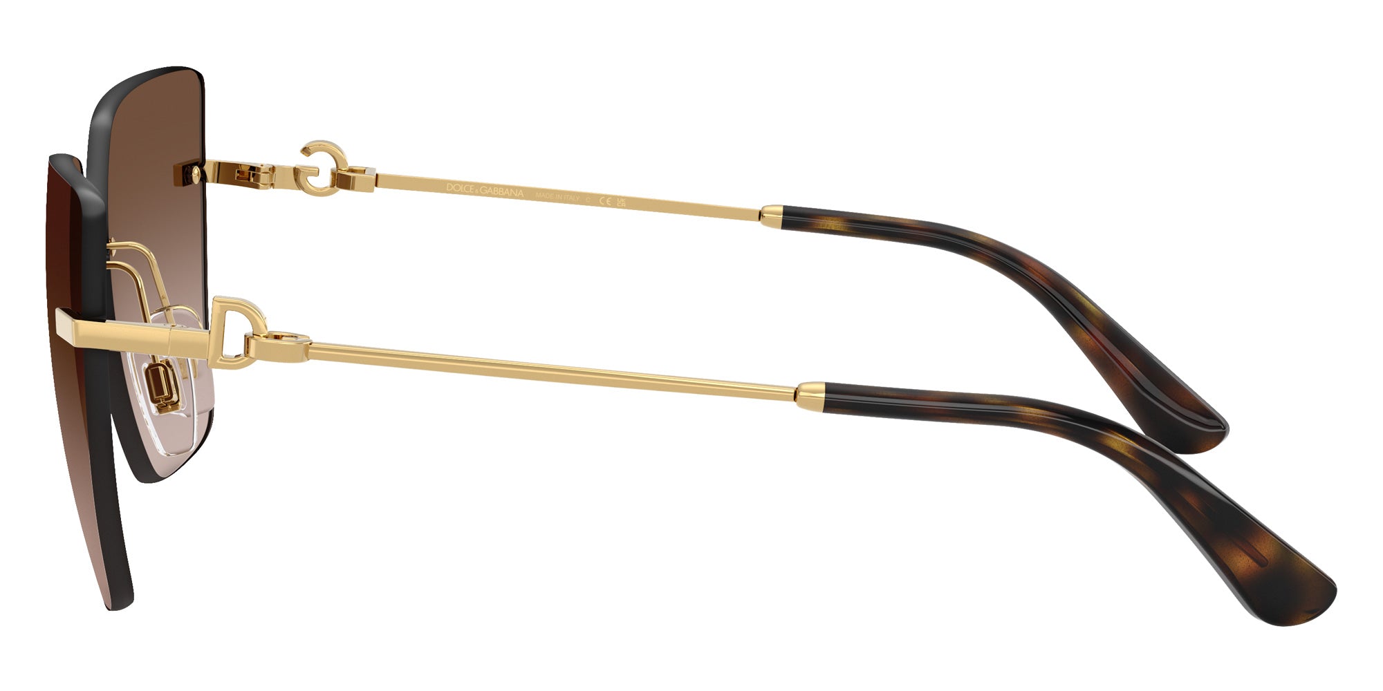 DOLCE & GABBANA DG2321 02/13 62 - Gold / Brown Gradient #id:dg23210213_s:100110