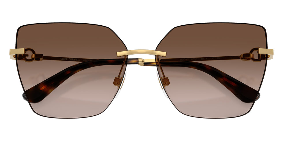 DOLCE & GABBANA DG2321 02/13 62 - Gold / Brown Gradient #id:dg23210213_s:100120
