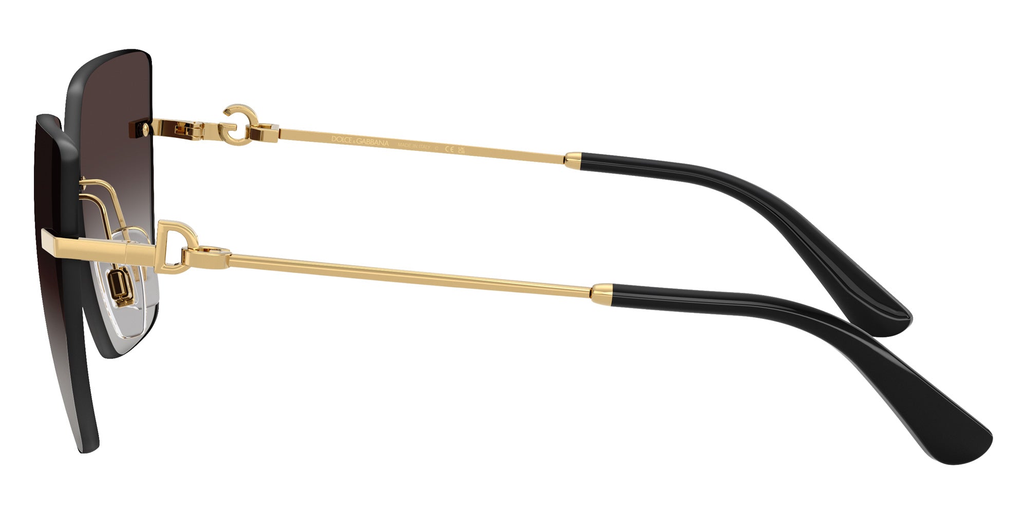 DOLCE & GABBANA DG2321 02/8G 62 - Gold / Gray Gradient #id:dg2321028g_s:104110