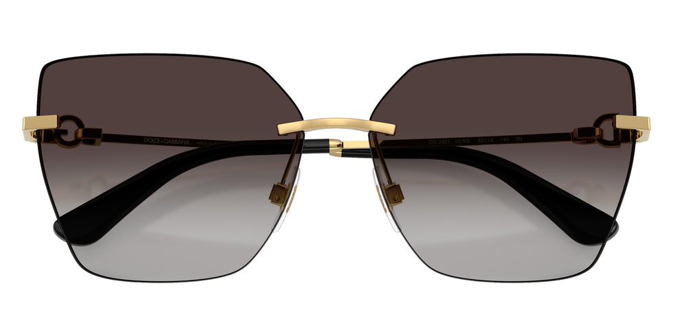 DOLCE & GABBANA DG2321 02/8G 62 - Gold / Gray Gradient #id:dg2321028g_s:104120