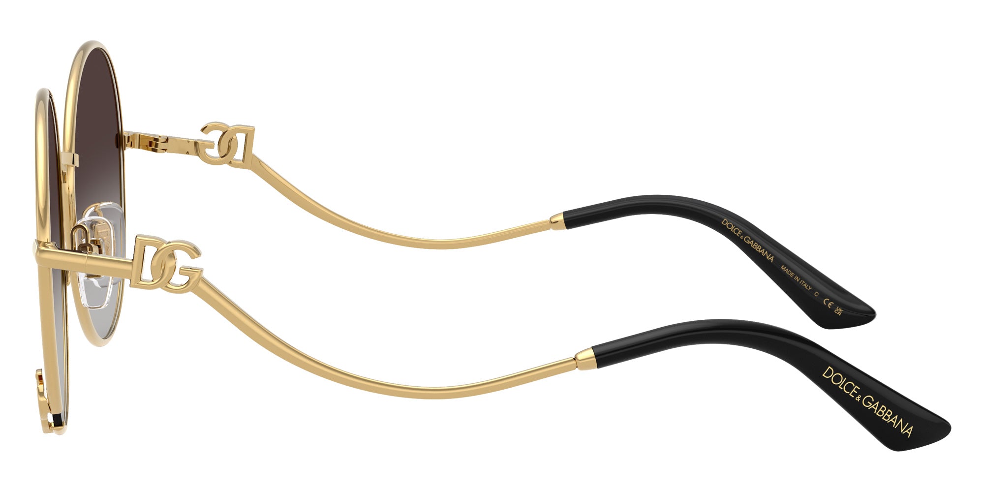 DOLCE & GABBANA DG2324 02/8G 56 - Gold / Gray Gradient #id:dg2324028g_s:102110