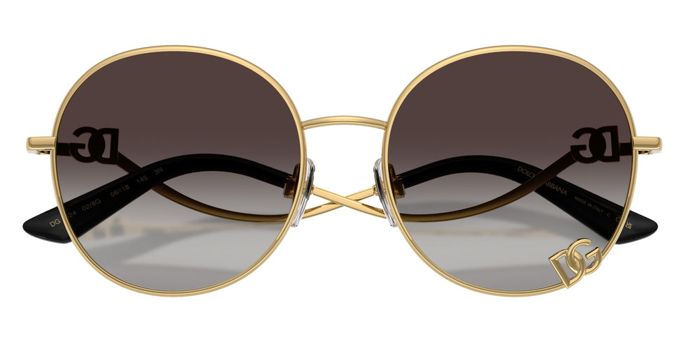 DOLCE & GABBANA DG2324 02/8G 56 - Gold / Gray Gradient #id:dg2324028g_s:102120