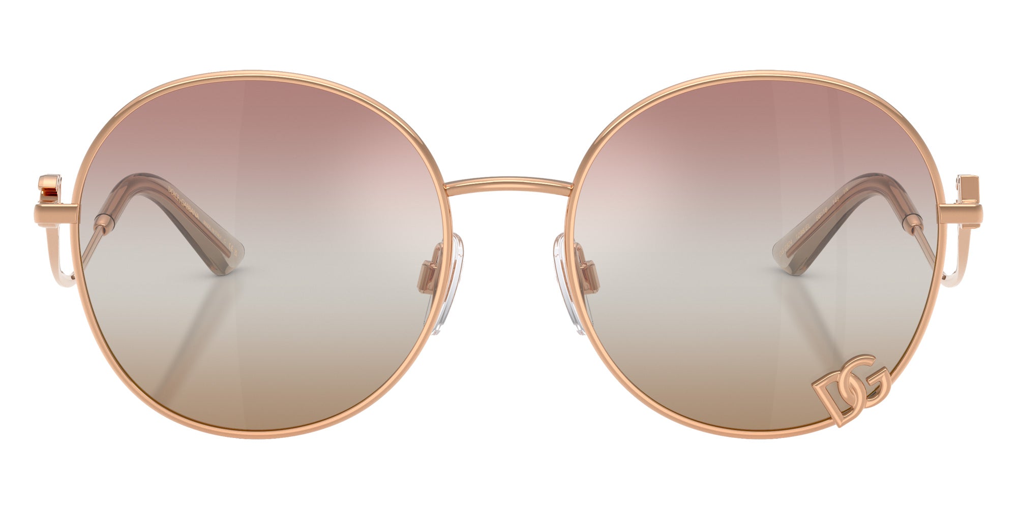 DOLCE & GABBANA DG2324 1298EL 56 - Rose Gold / Pink/Brown Mirrored #id:dg23241298el_s:104100