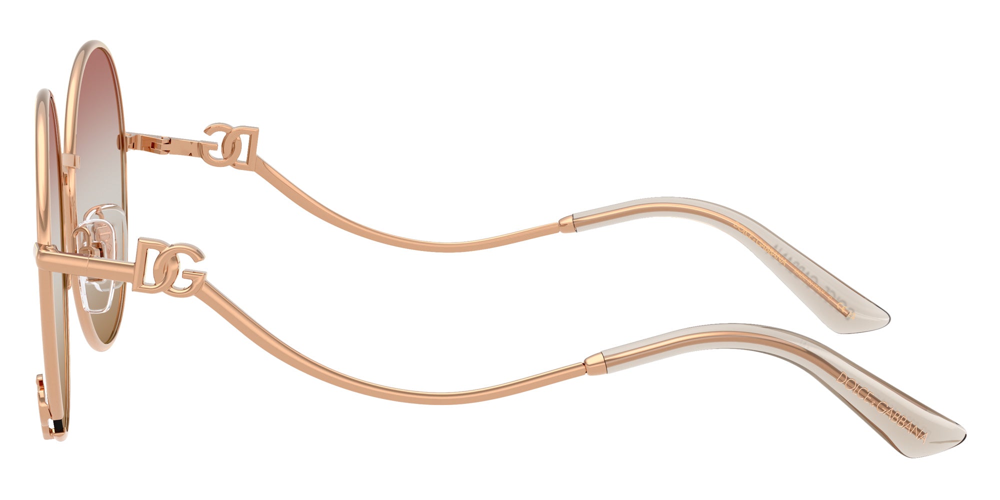 DOLCE & GABBANA DG2324 1298EL 56 - Rose Gold / Pink/Brown Mirrored #id:dg23241298el_s:104110