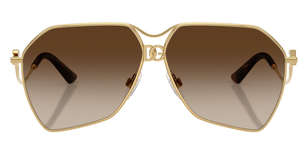 DOLCE & GABBANA DG2326 02/13 62 - Gold / Gradient Brown #id:dg23260213_s:100100