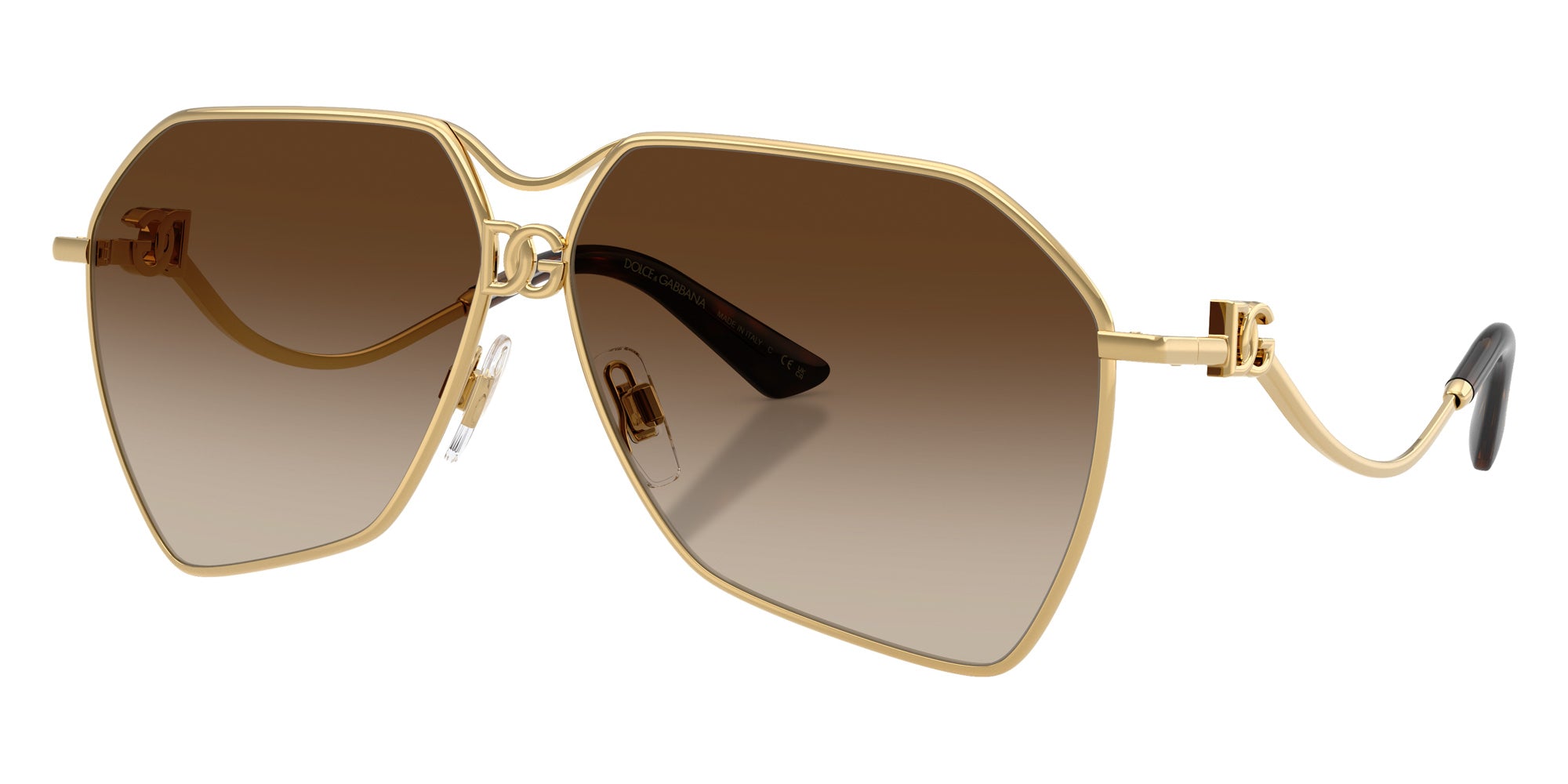 DOLCE & GABBANA DG2326 02/13 62 - Gold / Gradient Brown #id:dg23260213_s:100105