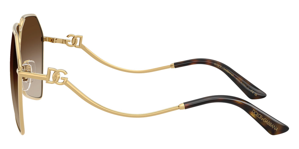 DOLCE & GABBANA DG2326 02/13 62 - Gold / Gradient Brown #id:dg23260213_s:100110