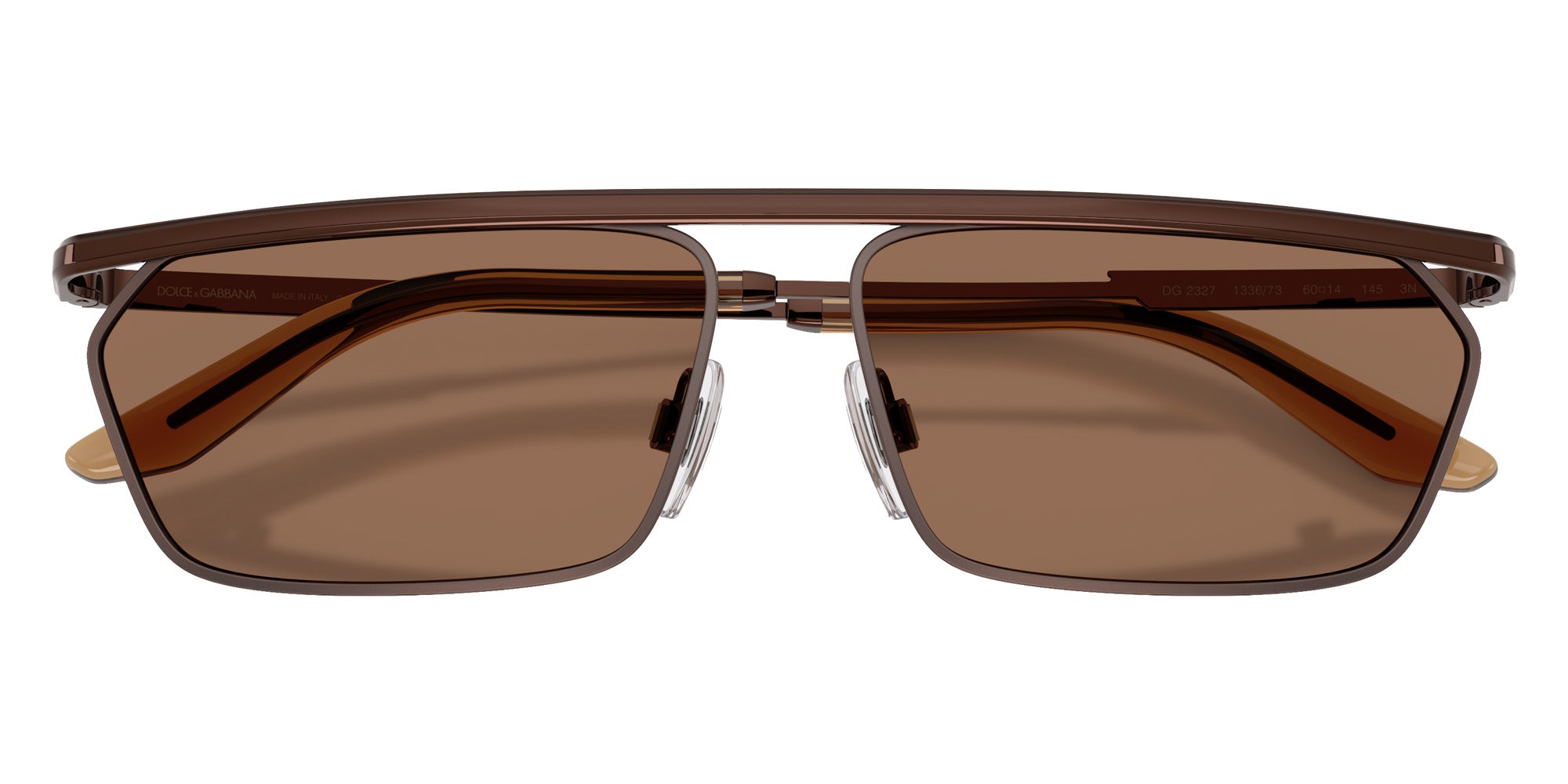 DOLCE & GABBANA DG2327 133673 60 - Brown/Matte Brown / Dark Brown #id:dg2327133673_s:104120