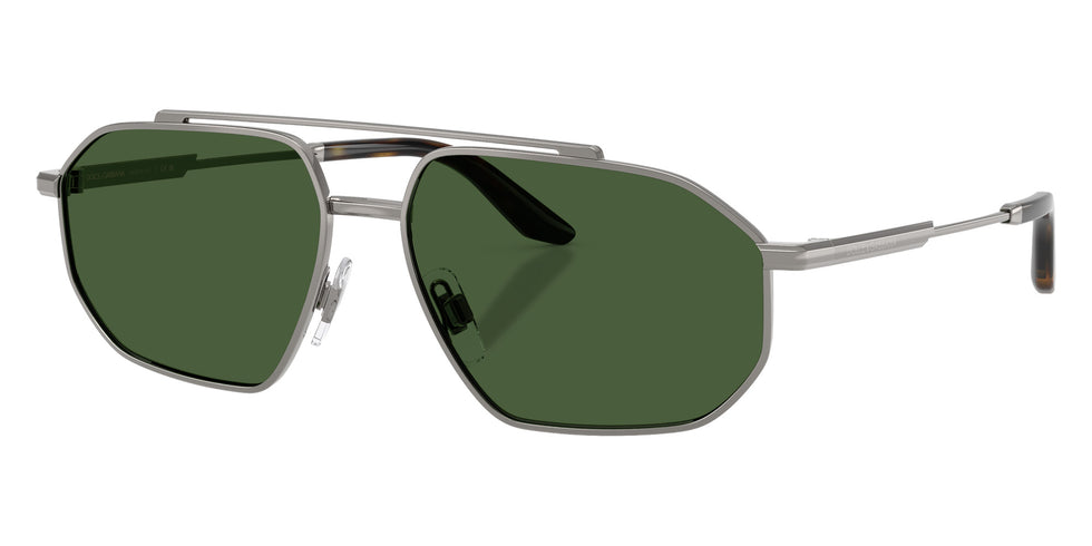 DOLCE & GABBANA DG2328 04/71 59 - Gunmetal / Dark Green #id:dg23280471_s:100105