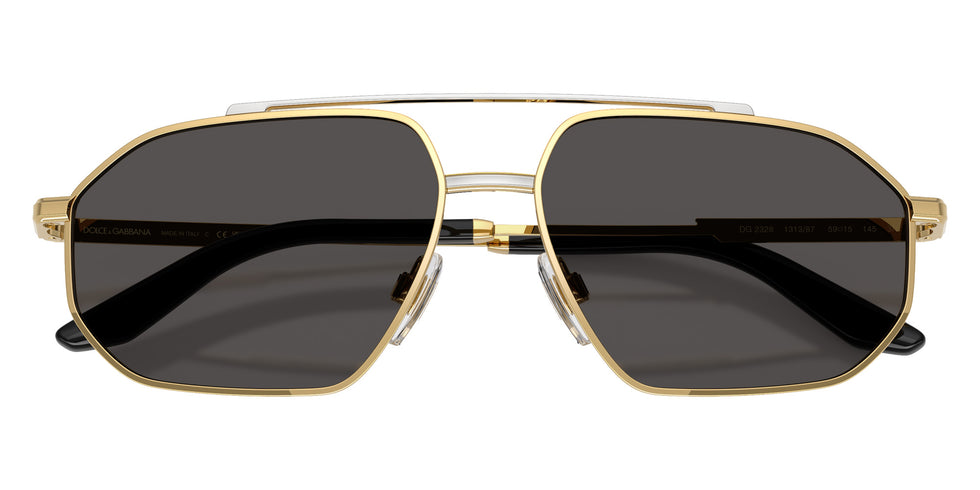 DOLCE & GABBANA DG2328 131387 59 - Gold/Silver / Dark Gray #id:dg2328131387_s:102120