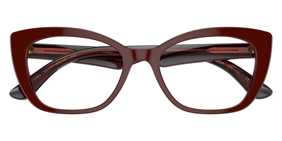 DOLCE & GABBANA DG3360 3247 54 - Bordeaux/Transparent Bordeaux #id:dg33603247_s:102120