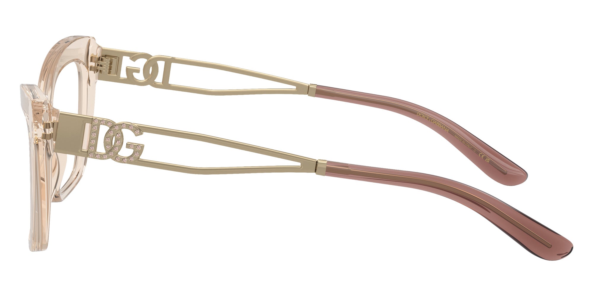 DOLCE & GABBANA DG3375B 3432 55 - Transparent Camel #id:dg3375b3432_s:100110