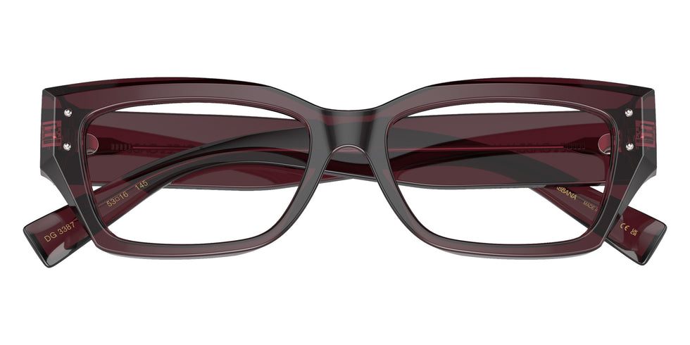 DOLCE & GABBANA DG3387 3045 53 - Transparent Violet #id:dg33873045_s:100120