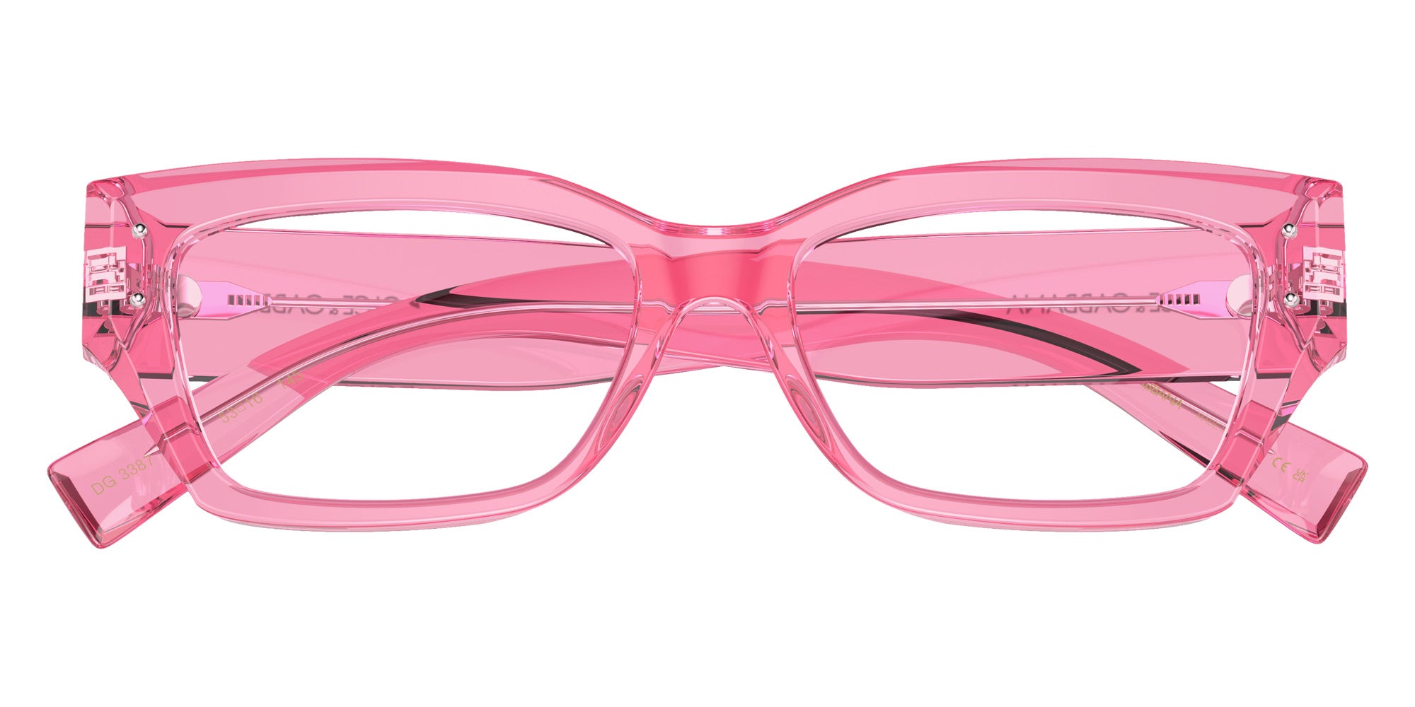 DOLCE & GABBANA DG3387 3148 53 - Transparent Pink #id:dg33873148_s:102120