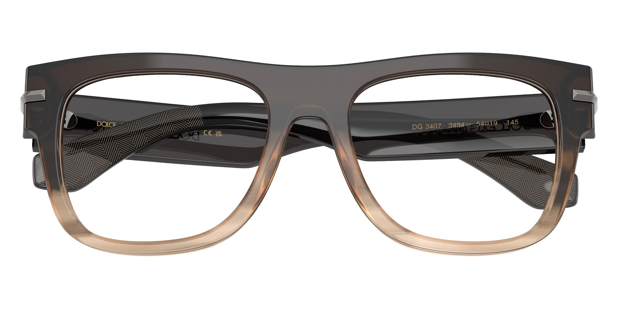 DOLCE&GABBANA DG3407 3484 54 - Gradient Striped Gray #id:dg34073484_s:100100