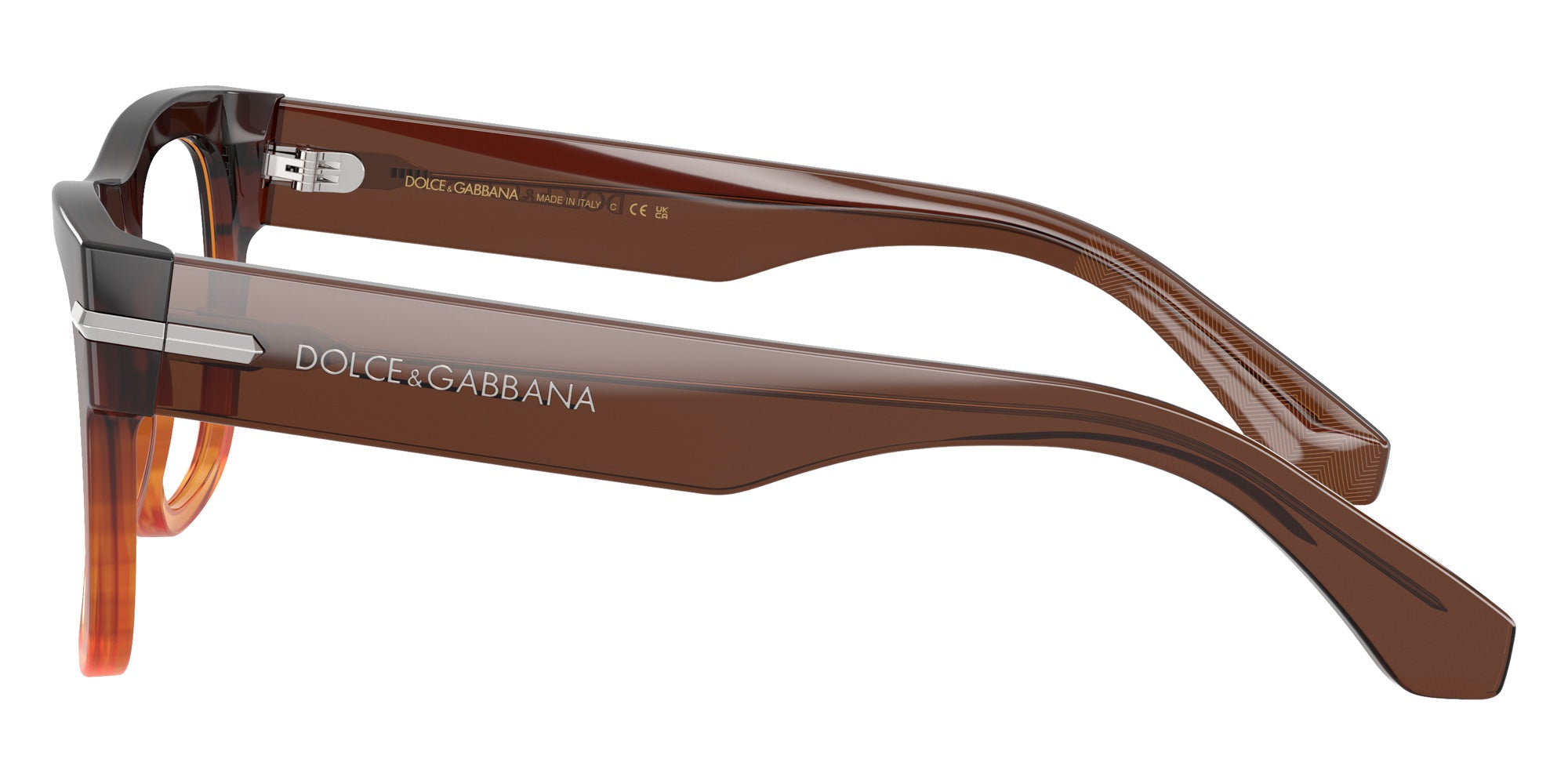 DOLCE&GABBANA DG3407 3486 54 - Gradient Striped Brown #id:dg34073486_s:104110