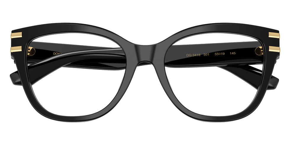 DOLCE & GABBANA DG3418 501 53 - Black #id:dg3418501_s:100120