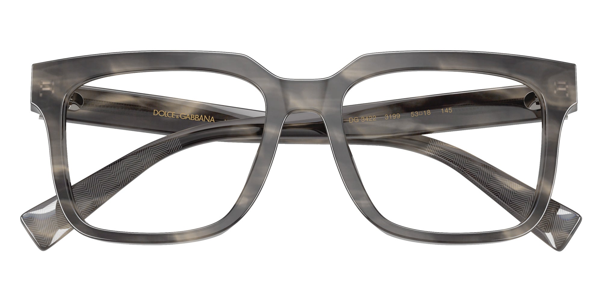DOLCE & GABBANA DG3422 3199 51 - Striped Gray #id:dg34223199_s:100120