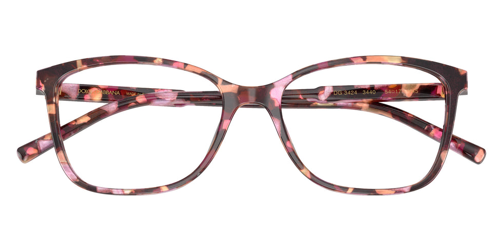 DOLCE & GABBANA DG3424 3440 52 - Havana Pink Pearl #id:dg34243440_s:100120