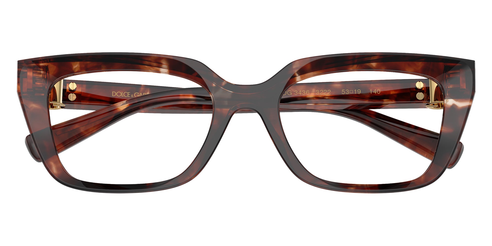 DOLCE&GABBANA DG3436 3222 51 - Dark Red Havana #id:dg34363222_s:100100