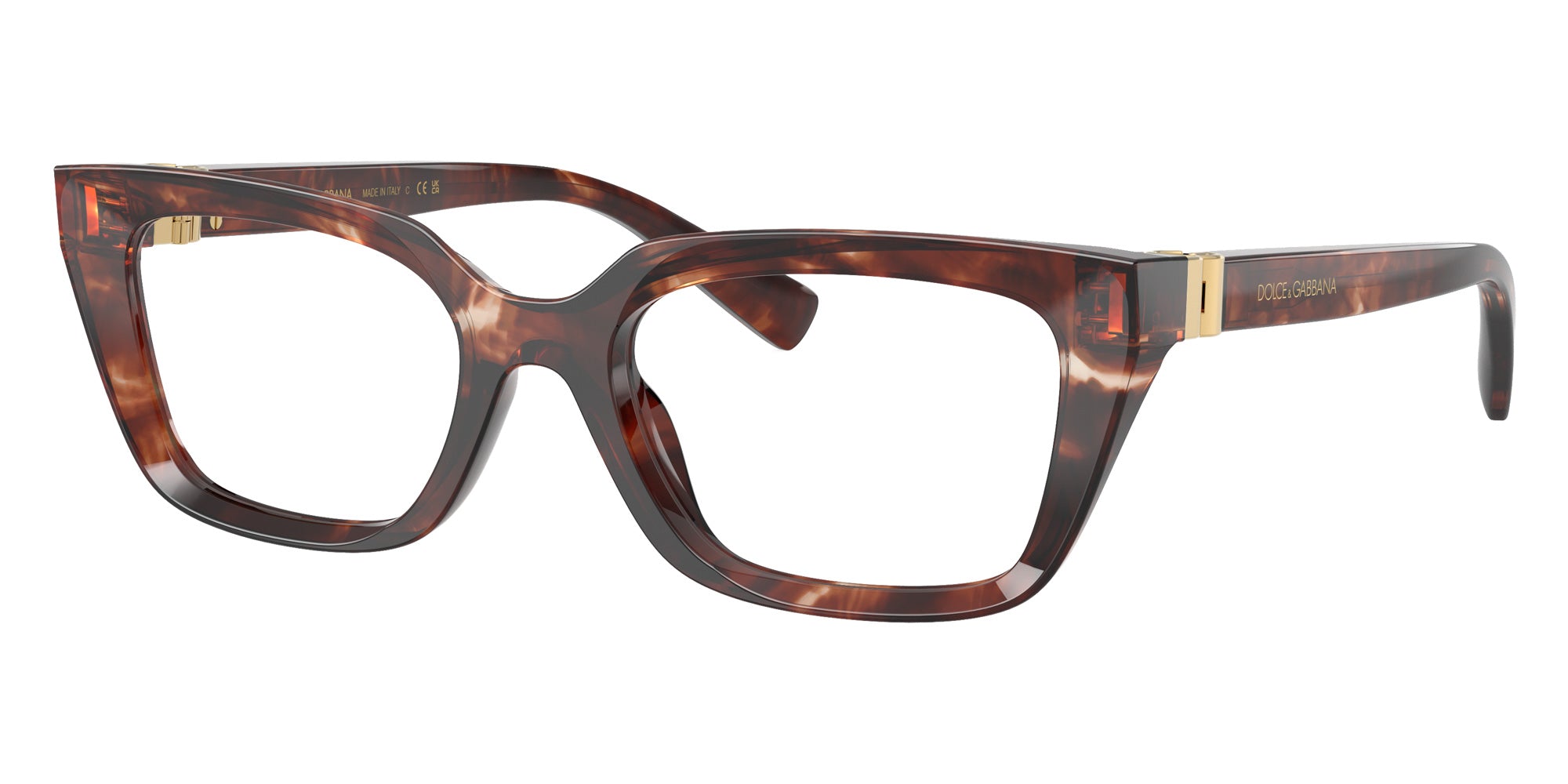 DOLCE&GABBANA DG3436 3222 51 - Dark Red Havana #id:dg34363222_s:100105