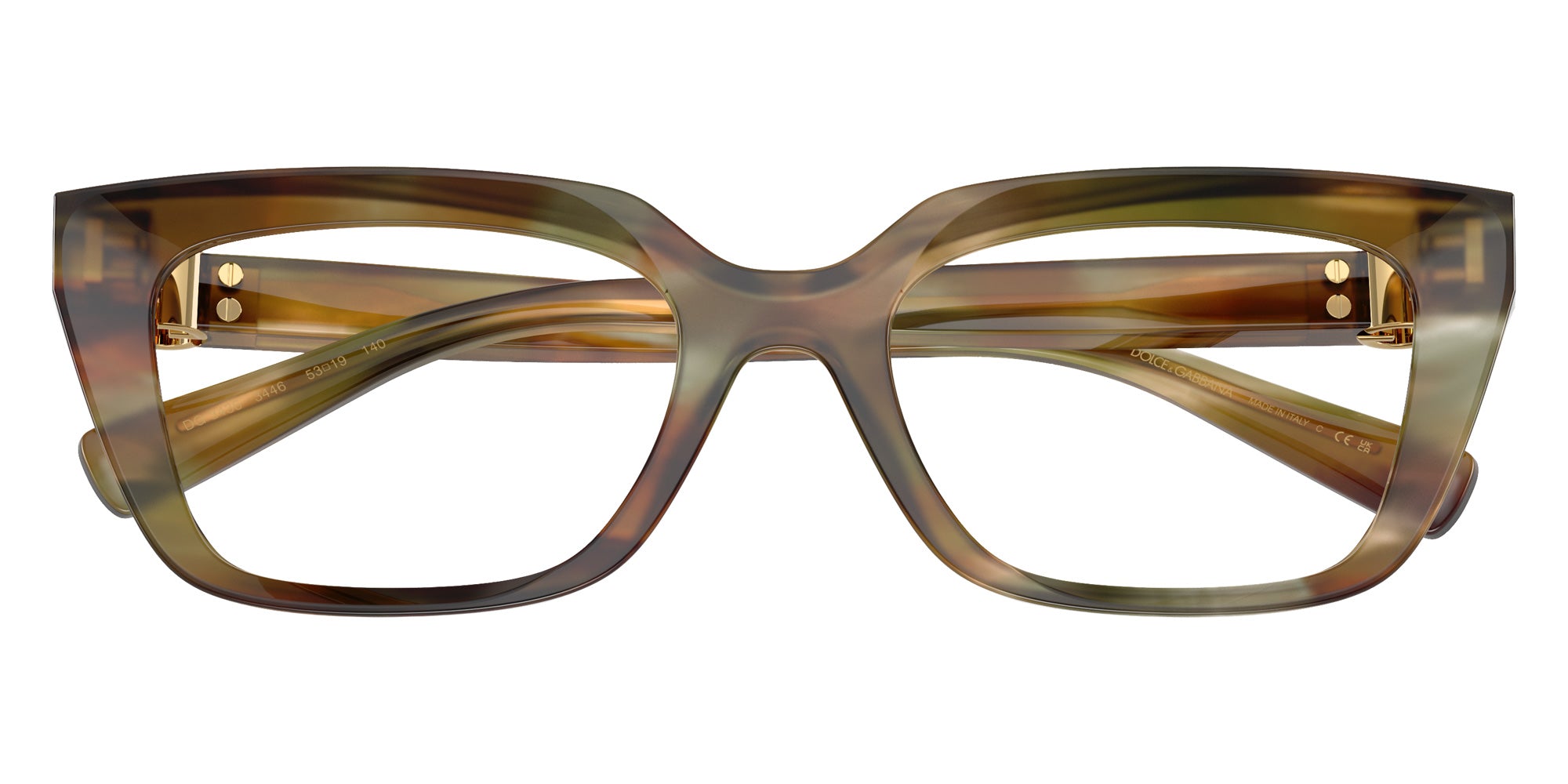 DOLCE&GABBANA DG3436 3446 51 - Striped Ochre #id:dg34363446_s:104100