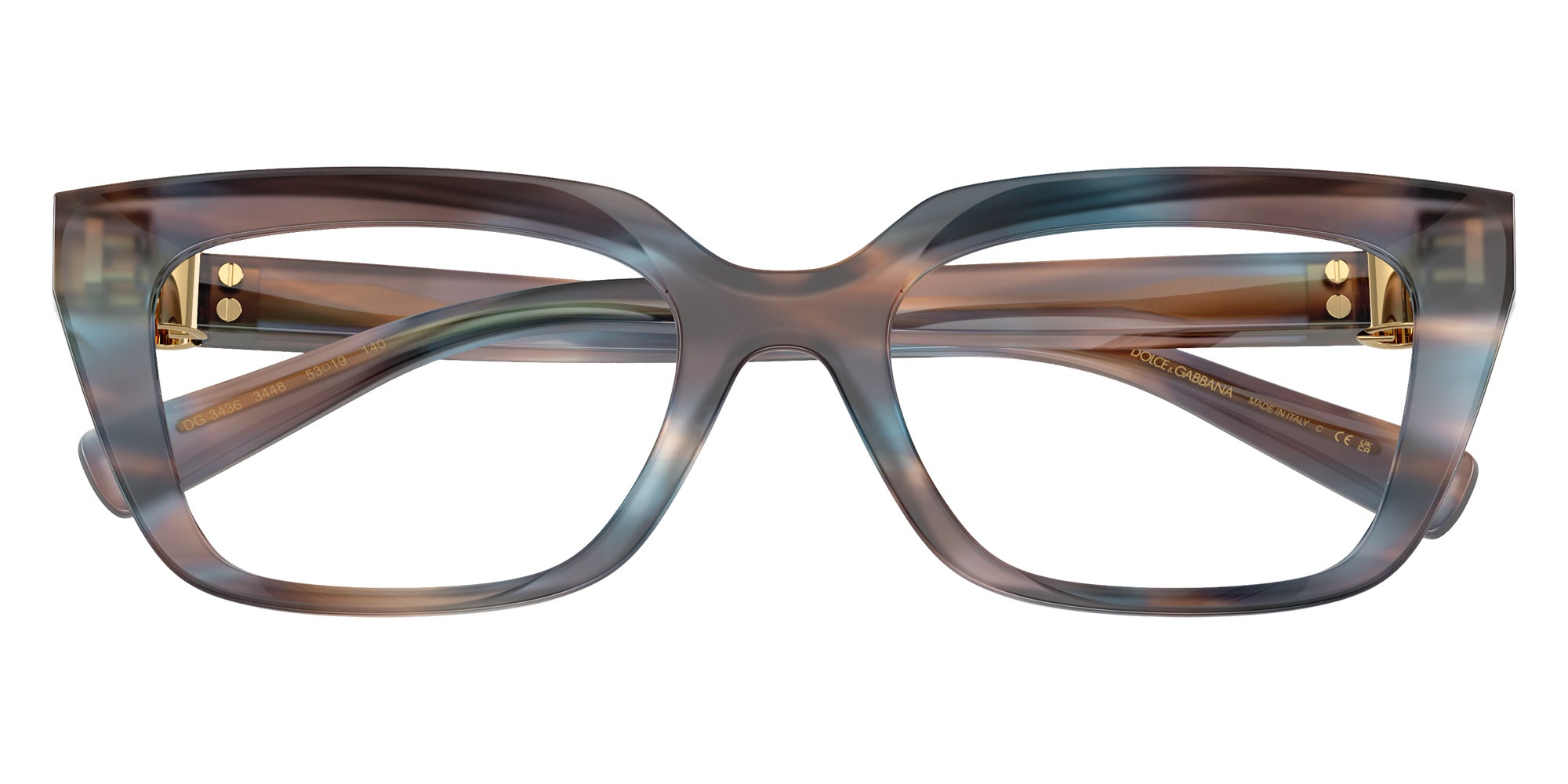 DOLCE&GABBANA DG3436 3448 51 - Striped Blue #id:dg34363448_s:108100