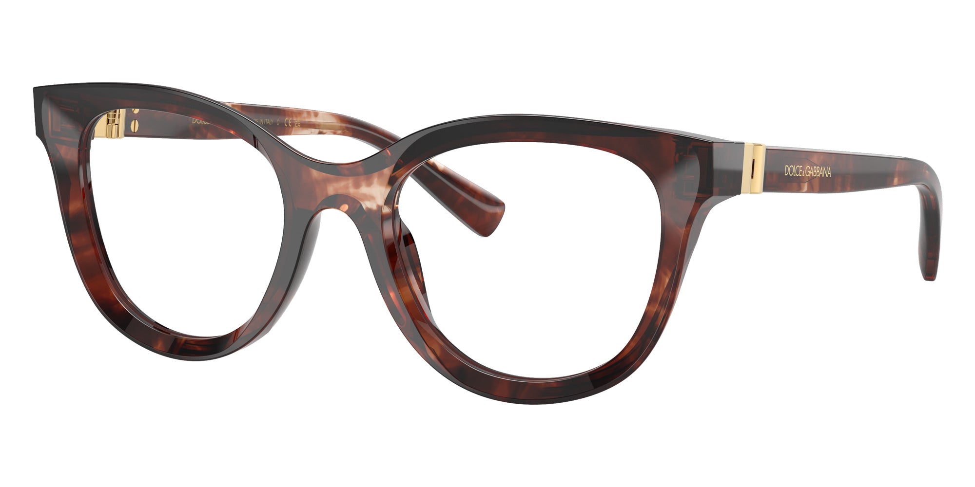 DOLCE&GABBANA DG3437 3222 51 - Dark Red Havana #id:dg34373222_s:104105
