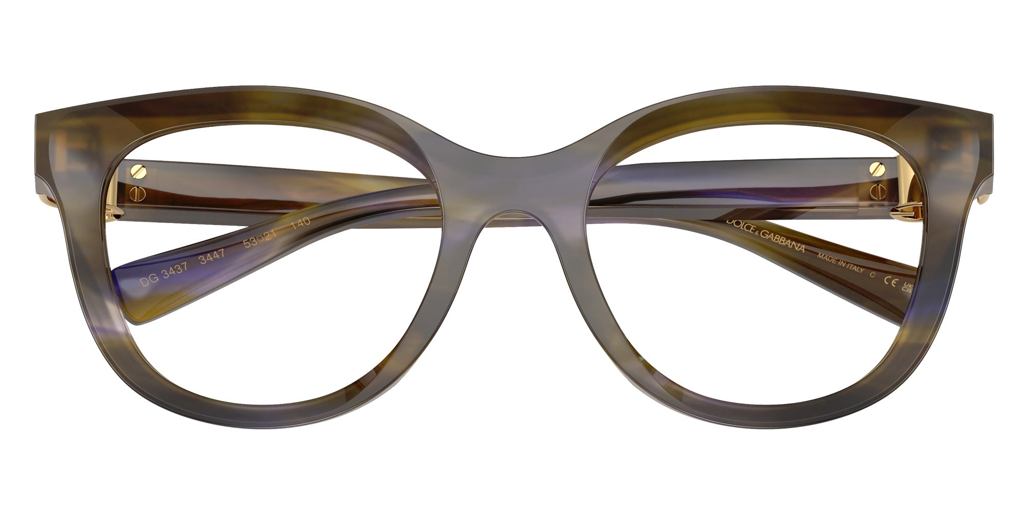 DOLCE&GABBANA DG3437 3447 51 - Striped Olive #id:dg34373447_s:108100