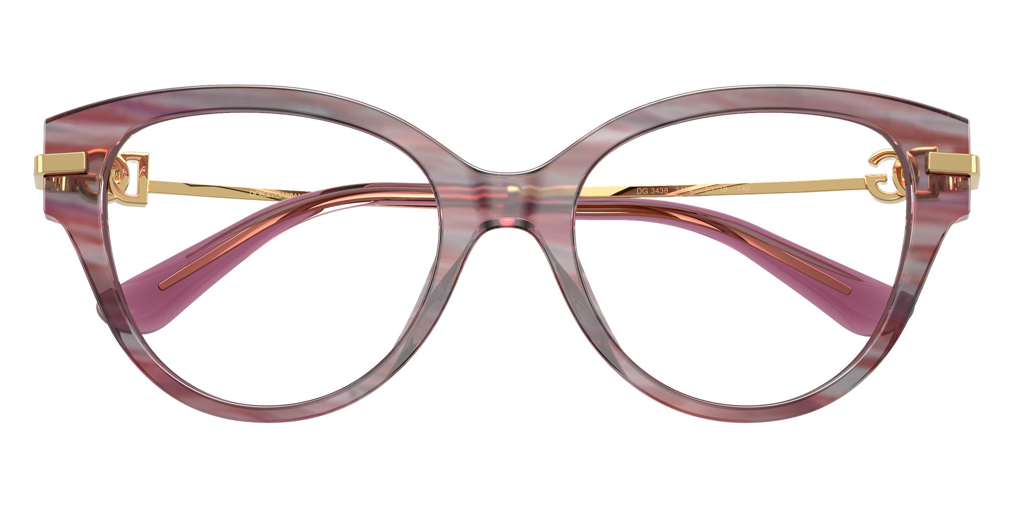 DOLCE&GABBANA DG3438 3474 51 - Striped Violet #id:dg34383474_s:104100