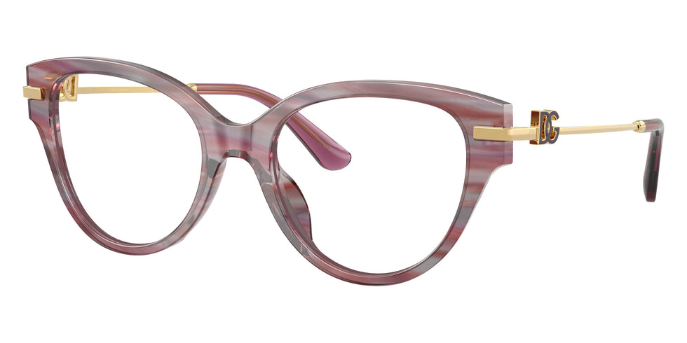 DOLCE&GABBANA DG3438 3474 51 - Striped Violet #id:dg34383474_s:104105