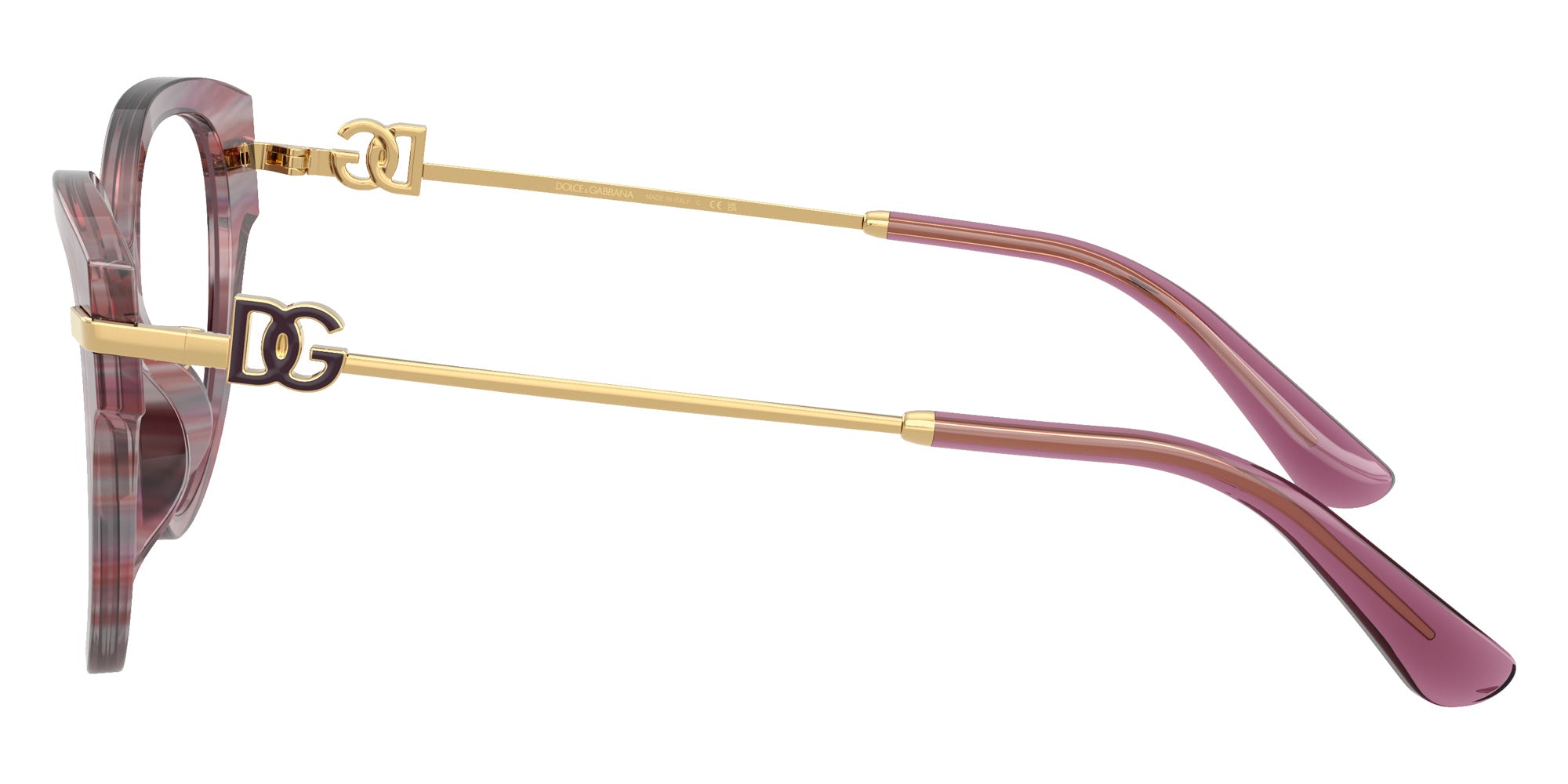 DOLCE&GABBANA DG3438 3474 51 - Striped Violet #id:dg34383474_s:104110