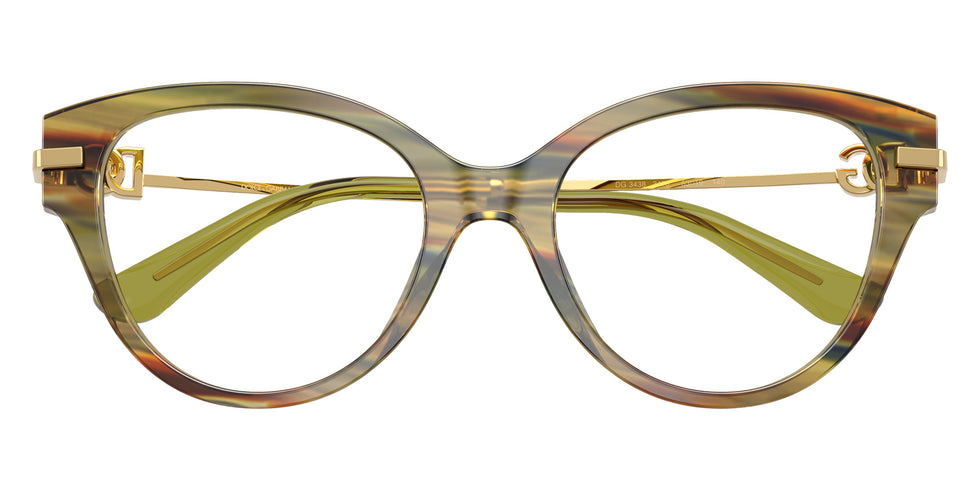 DOLCE&GABBANA DG3438 3475 51 - Striped Green Transparent #id:dg34383475_s:108100