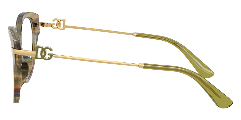 DOLCE&GABBANA DG3438 3475 51 - Striped Green Transparent #id:dg34383475_s:108110