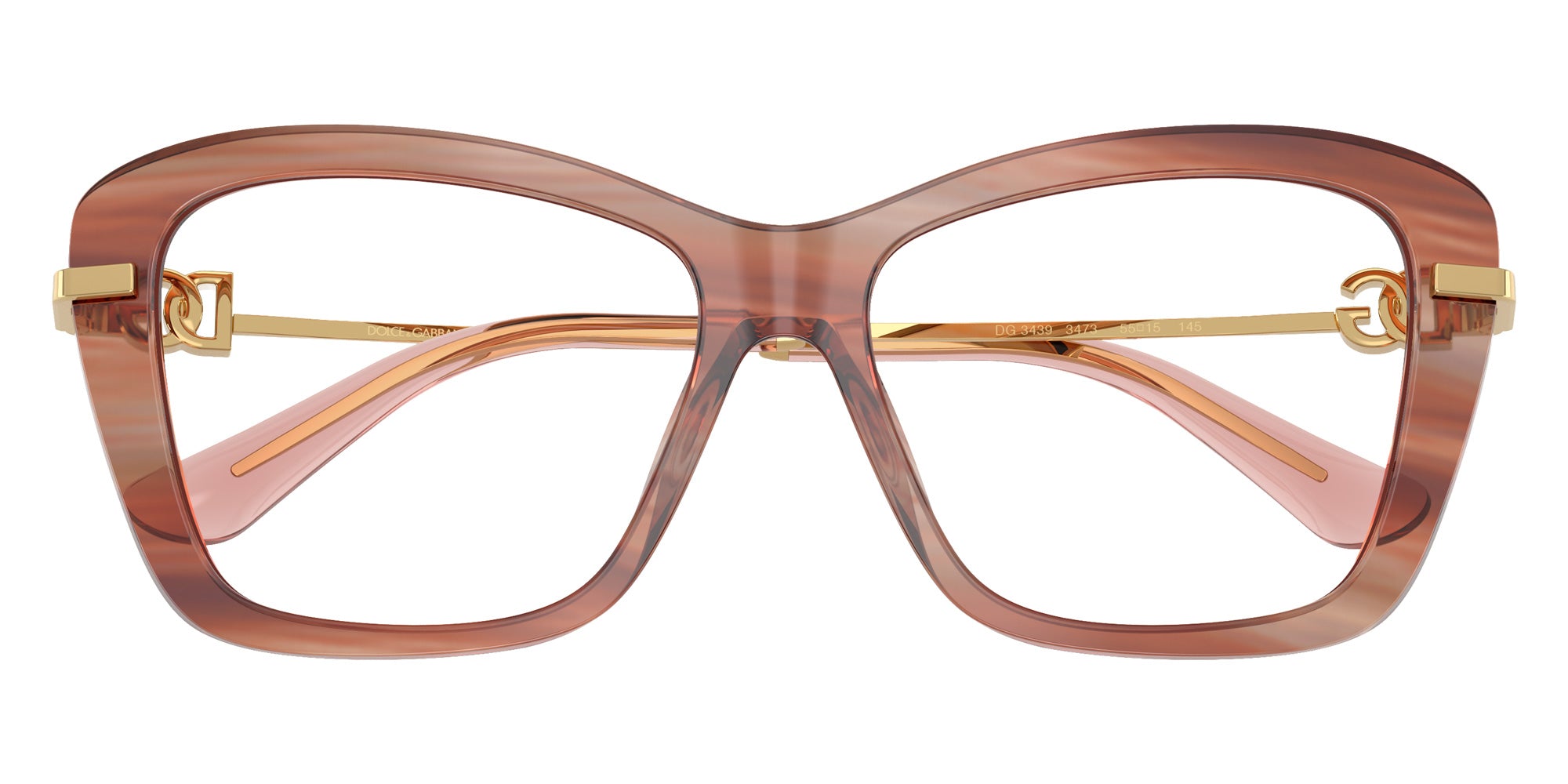 DOLCE&GABBANA DG3439 3473 53 - Striped Red #id:dg34393473_s:108100