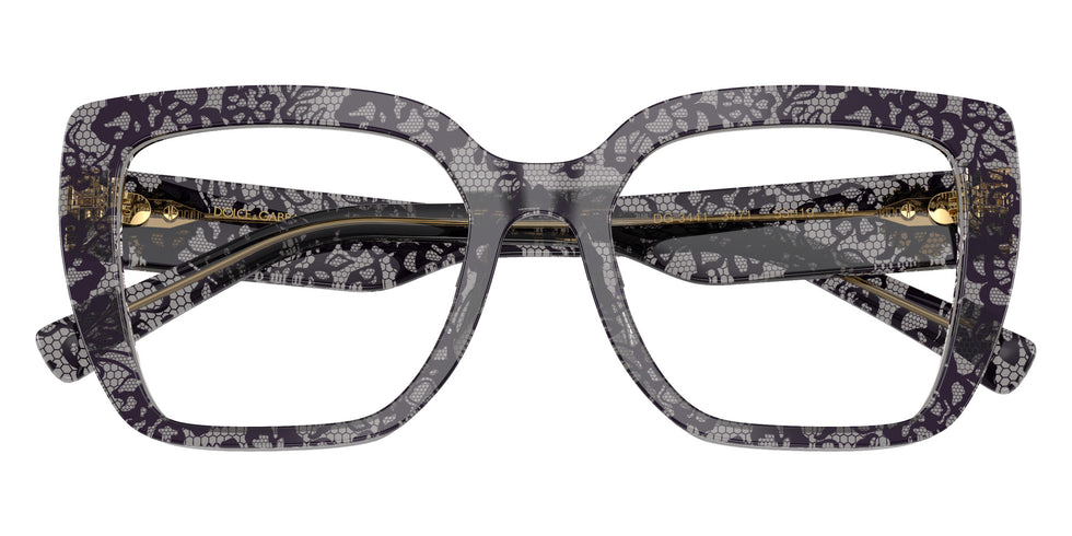 DOLCE&GABBANA DG3441 3471 51 - Print Black Lace #id:dg34413471_s:108100