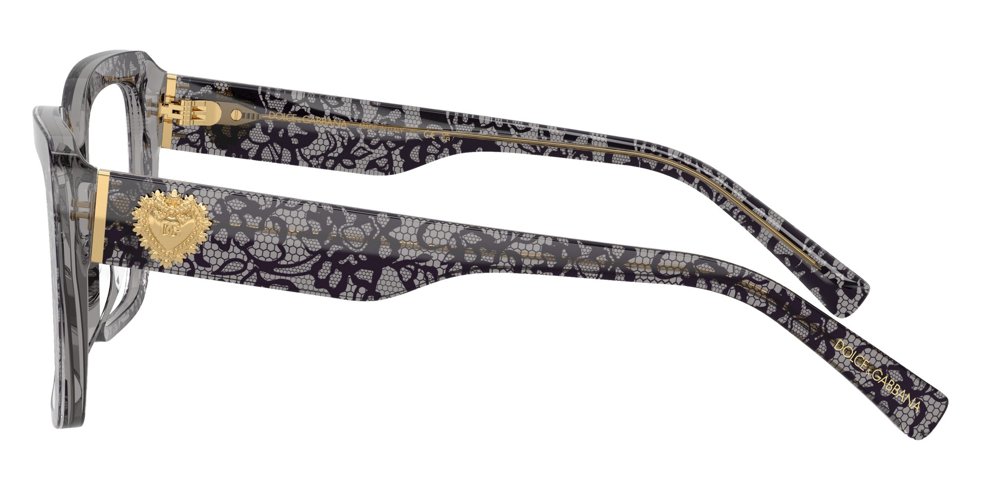 DOLCE&GABBANA DG3441 3471 51 - Print Black Lace #id:dg34413471_s:108110