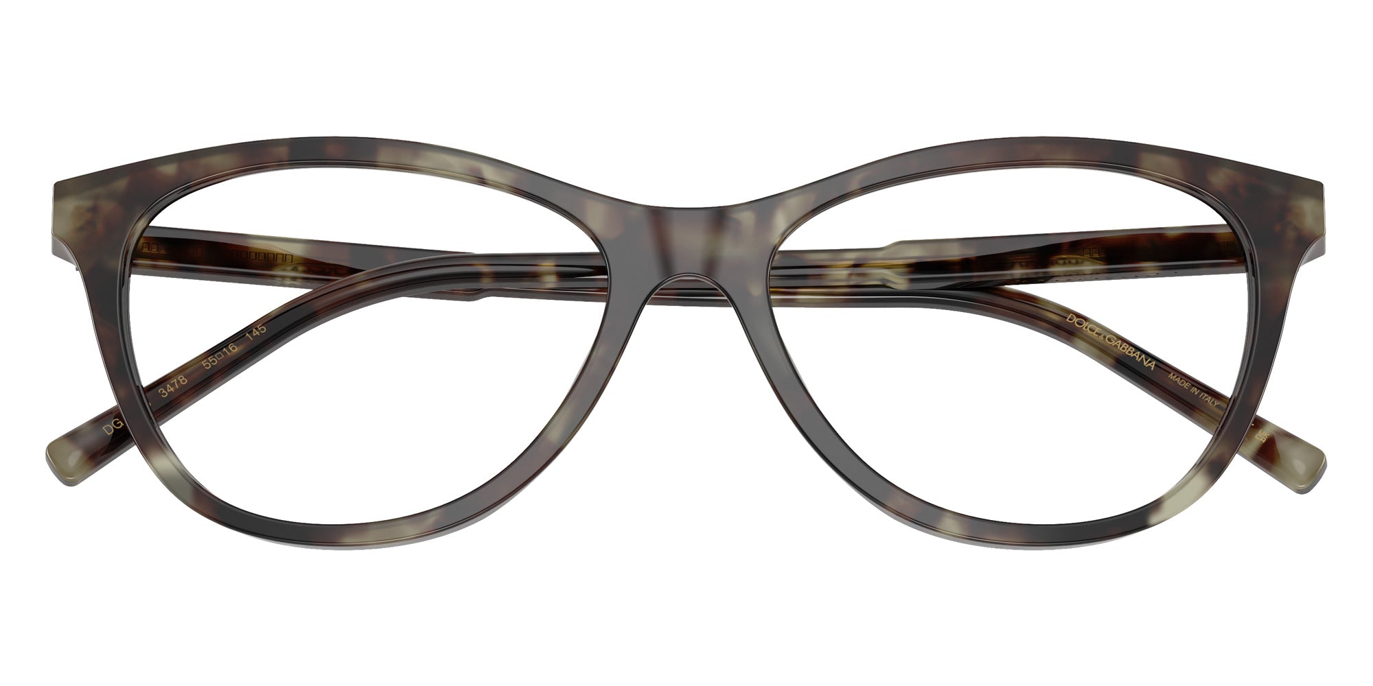 DOLCE&GABBANA DG3443 3478 53 - Green Havana #id:dg34433478_s:108100