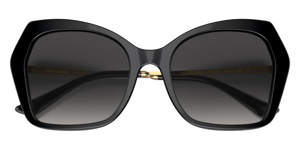 DOLCE & GABBANA DG4399F 501/8G 56 - Black / Gray Gradient #id:dg4399f5018g_s:100120